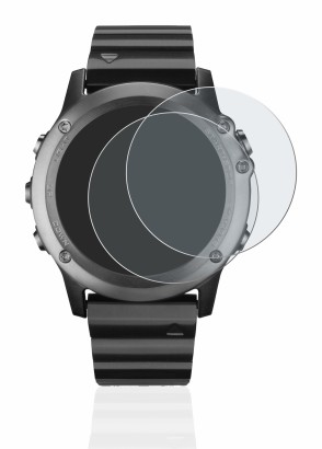 Image of the device Garmin Fenix 3 with a wide variety of screen protectors.