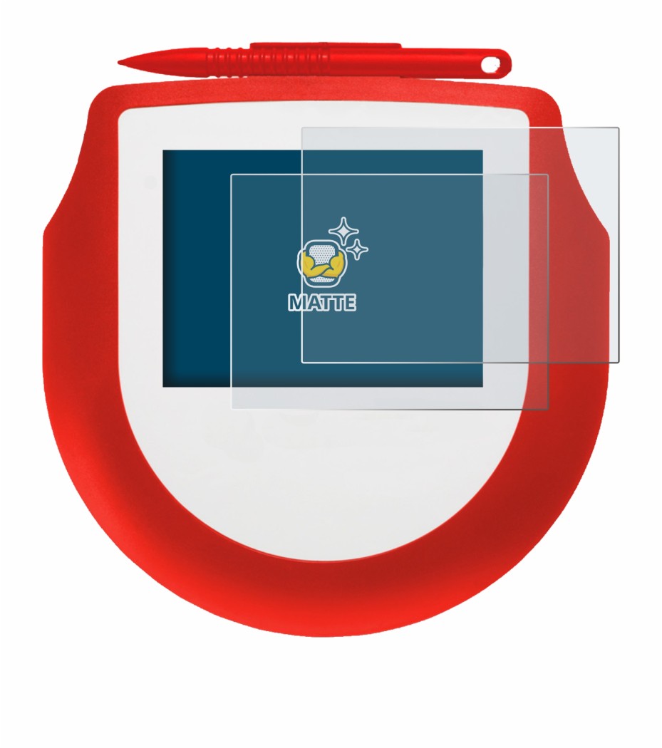 Image de l'appareil Signotec Signature Pad Omega avec une grande variété de protections d'écran.