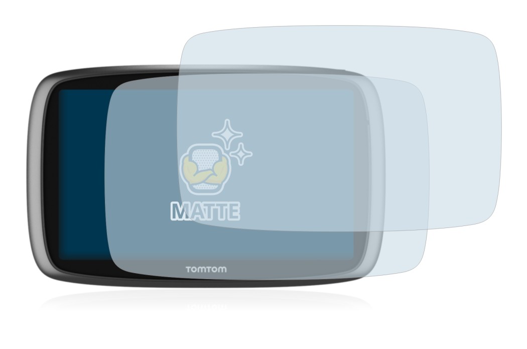 Image of the device TomTom GO 6100 with a wide variety of screen protectors.