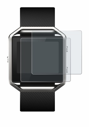 Imagen del dispositivo Fitbit Blaze con una amplia variedad de protectores de pantalla.