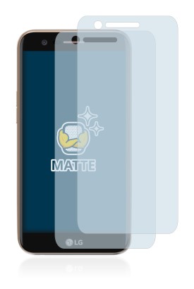 Image de l'appareil LG K10 2017 avec une grande variété de protections d'écran.