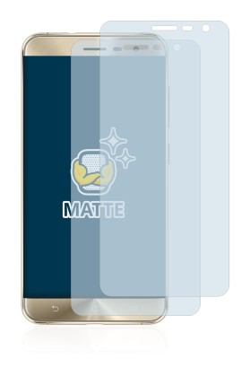 Image de l'appareil ASUS ZenFone 3 ZE552KL avec une grande variété de protections d'écran.