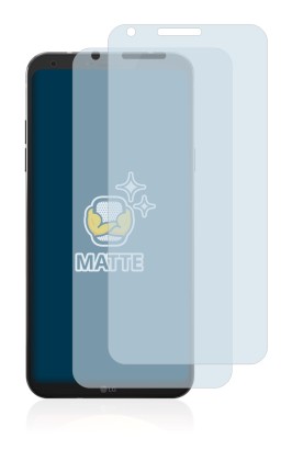 Image de l'appareil LG Q6 avec une grande variété de protections d'écran.