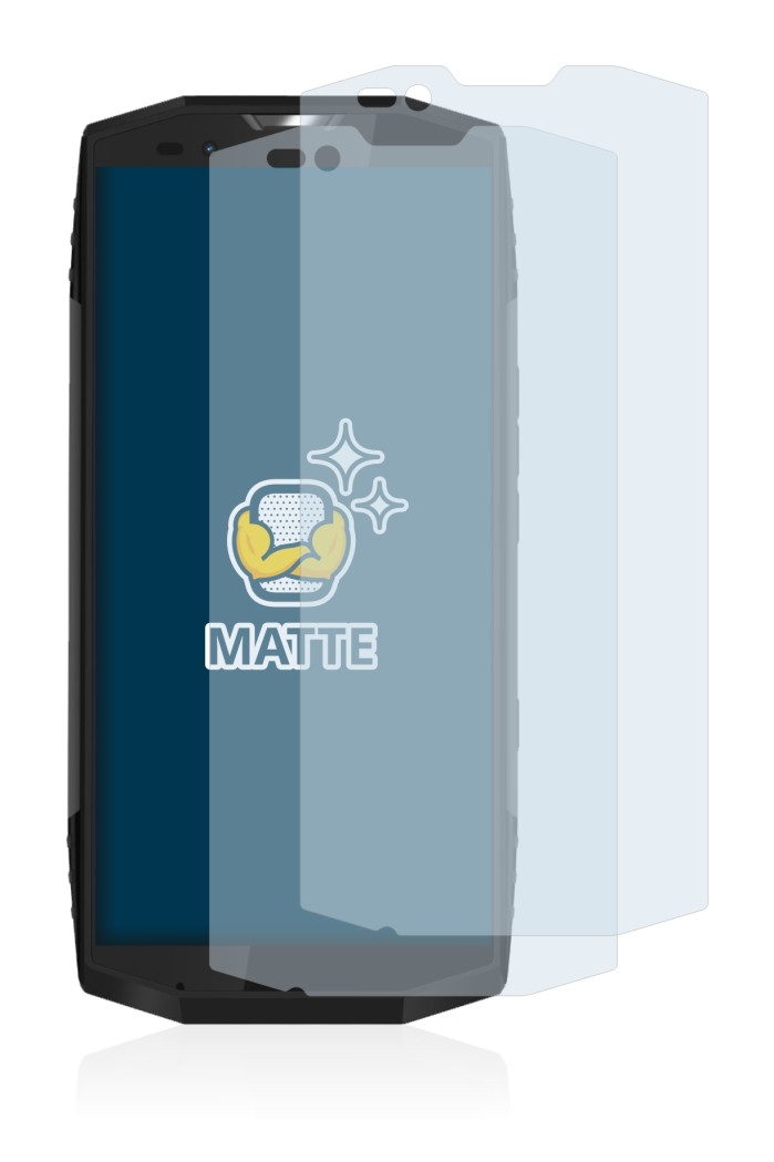 Abbildung des Geräts Blackview BV9000 Pro mit einer Vielzahl des Displayschutzes.