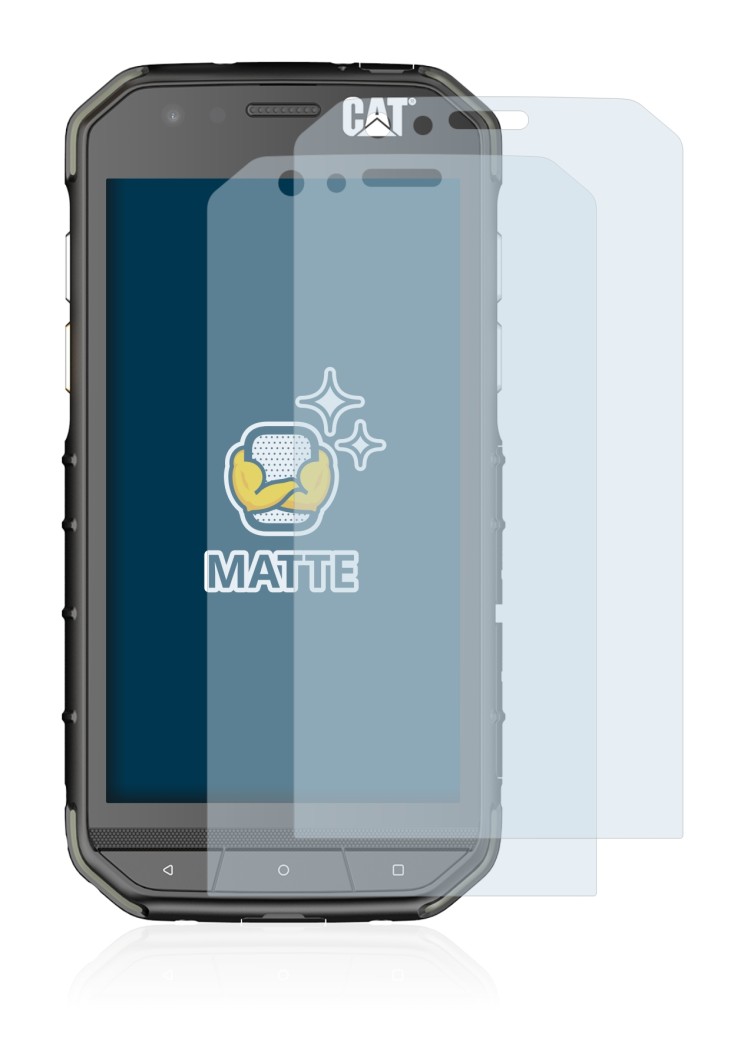 Abbildung des Geräts Caterpillar Cat S31 mit einer Vielzahl des Displayschutzes.