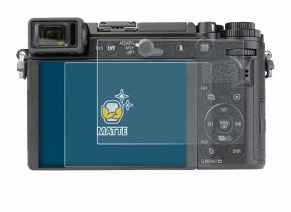 Image of the device Panasonic Lumix DC-GX9 with a wide variety of screen protectors.