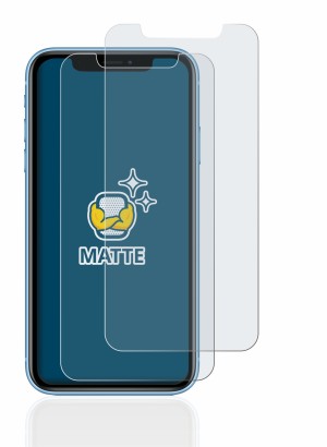 Imagen del dispositivo Apple iPhone XR con una amplia variedad de protectores de pantalla.