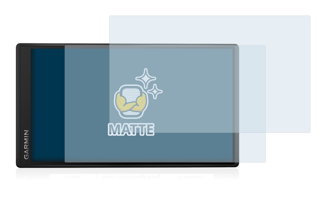 Image of the device Garmin DriveSmart 55 with a wide variety of screen protectors.