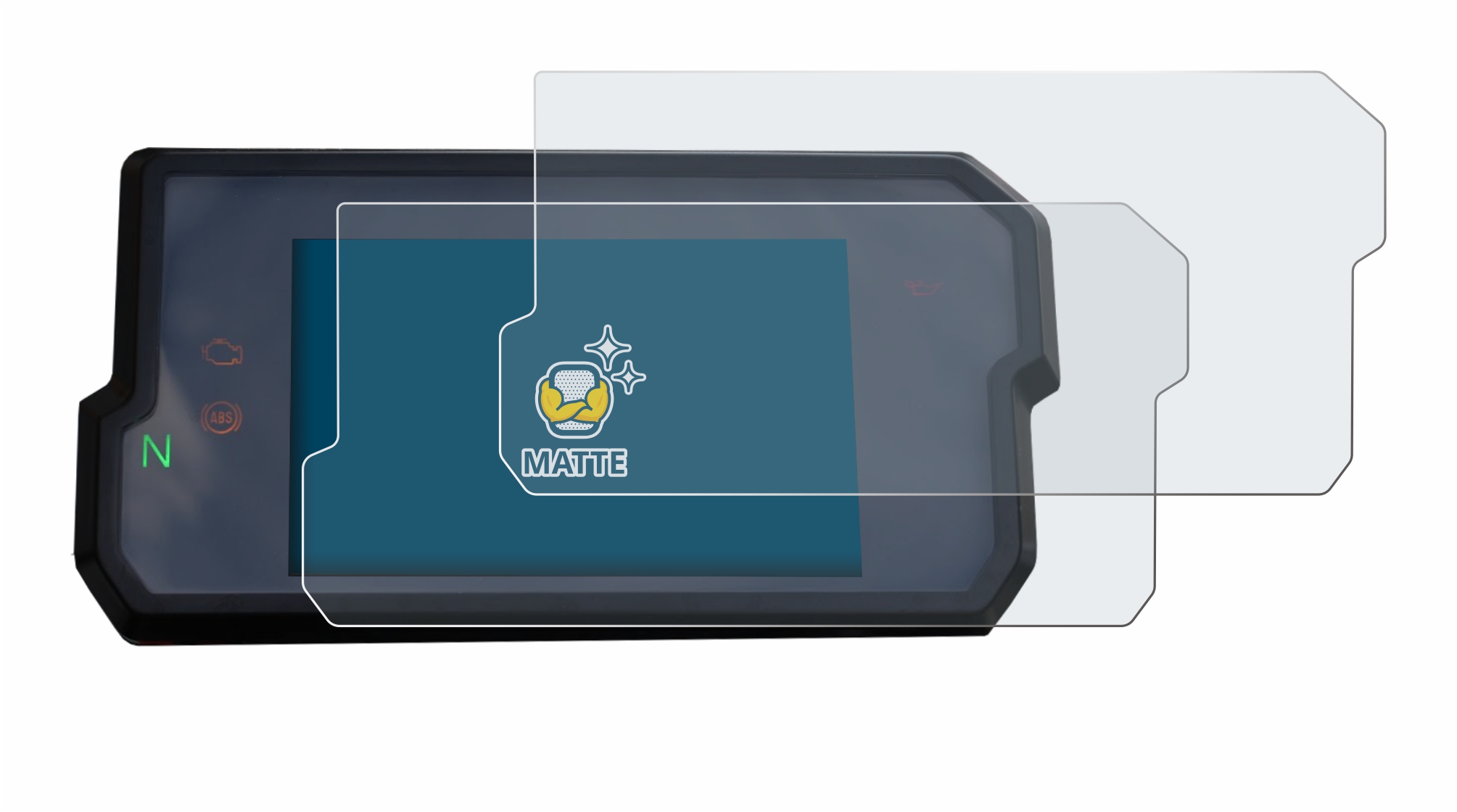 brotect 2X Protection Ecran Compatible avec KTM 125 Duke 2019 Film Protection Ultra Clair