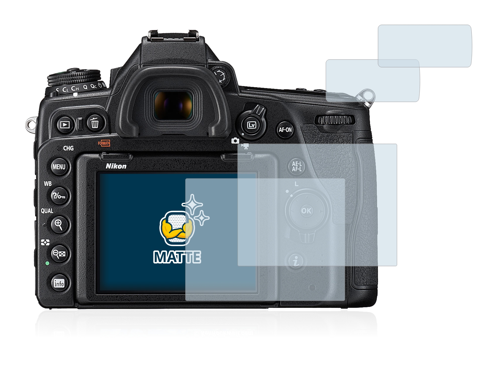 Displayschutz Folie für Nikon D780 Kratzfest Antikratz klar 