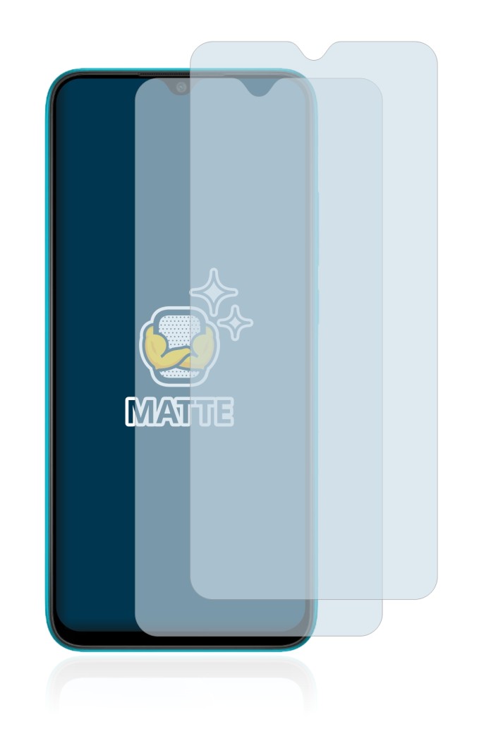 Image of the device Xiaomi Redmi 9A with a wide variety of screen protectors.