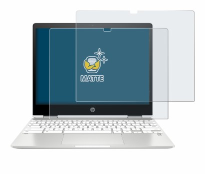 Image of the device HP Chromebook x360 12b-ca0005nf with a wide variety of screen protectors.