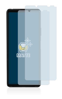 Image de l'appareil Sony Xperia 10 III avec une grande variété de protections d'écran.