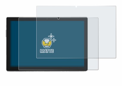 Immagine del dispositivo Blackview Tab 9 con un'ampia varietà di protezioni per lo schermo.