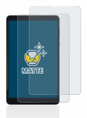 Immagine del dispositivo Blackview Tab 6 con un'ampia varietà di protezioni per lo schermo.