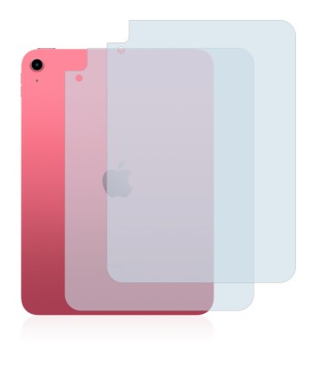 Imagen del dispositivo Apple iPad 10.9" WiFi 2022 (Trasero, 10a Gen.) con una amplia variedad de protectores de pantalla.