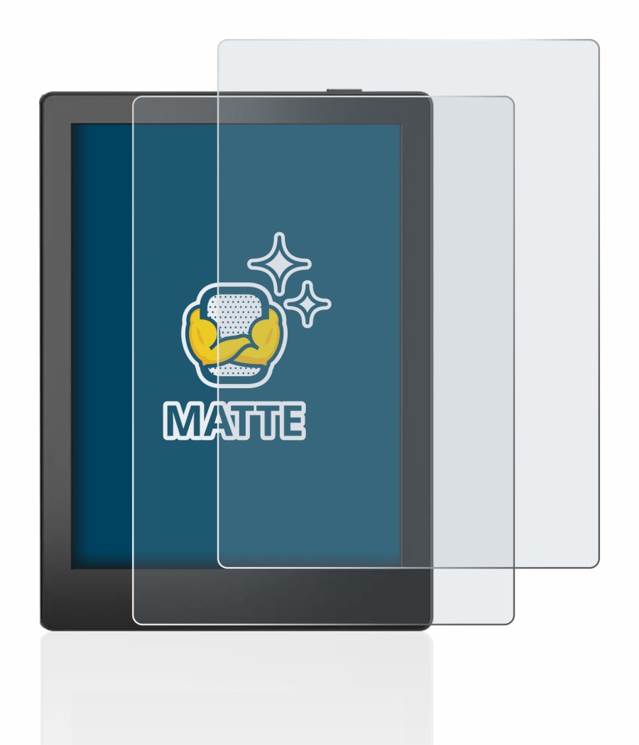 Abbildung des Geräts Boox Poke 5 mit einer Vielzahl des Displayschutzes.