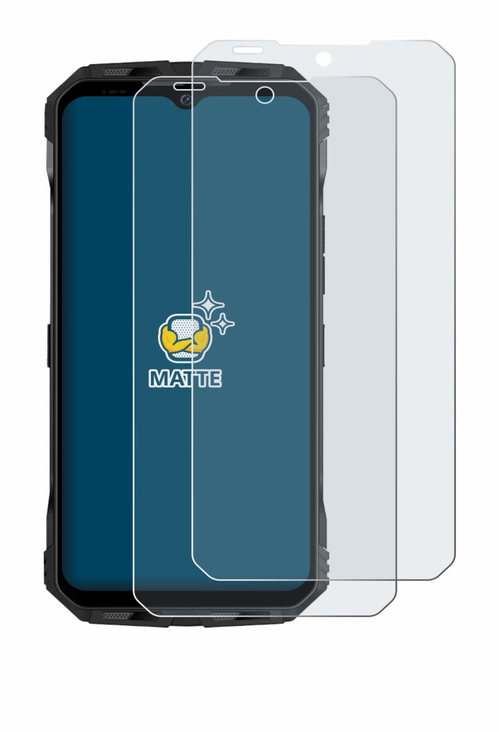 Imagen del dispositivo Doogee V30T con una amplia variedad de protectores de pantalla.