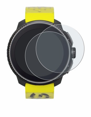 Image de l'appareil Suunto Race avec une grande variété de protections d'écran.
