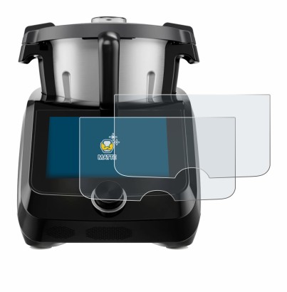 Immagine del dispositivo SilverCrest Monsieur Cuisine Smart BLACK EDITION con un'ampia varietà di protezioni per lo schermo.