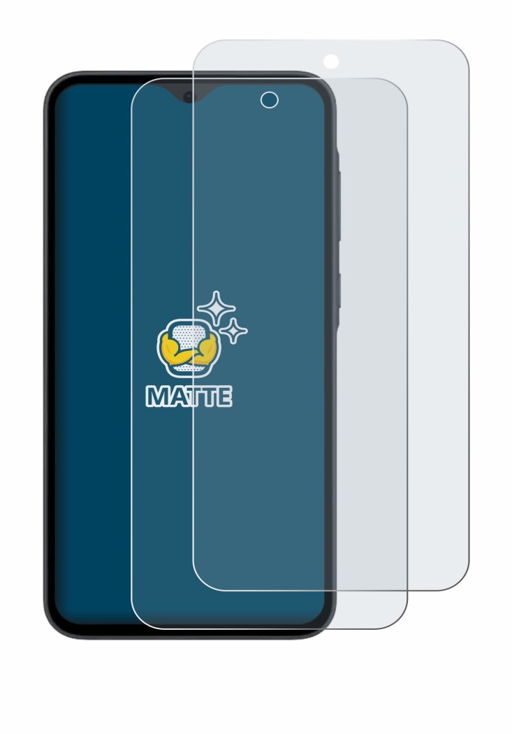 Image of the device Samsung Galaxy A35 5G with a wide variety of screen protectors.