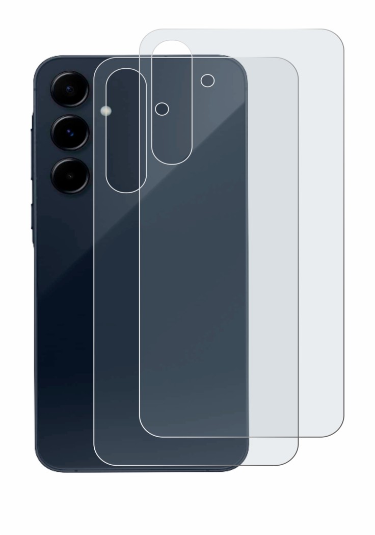 Image of the device Samsung Galaxy A35 5G (Back) with a wide variety of screen protectors.