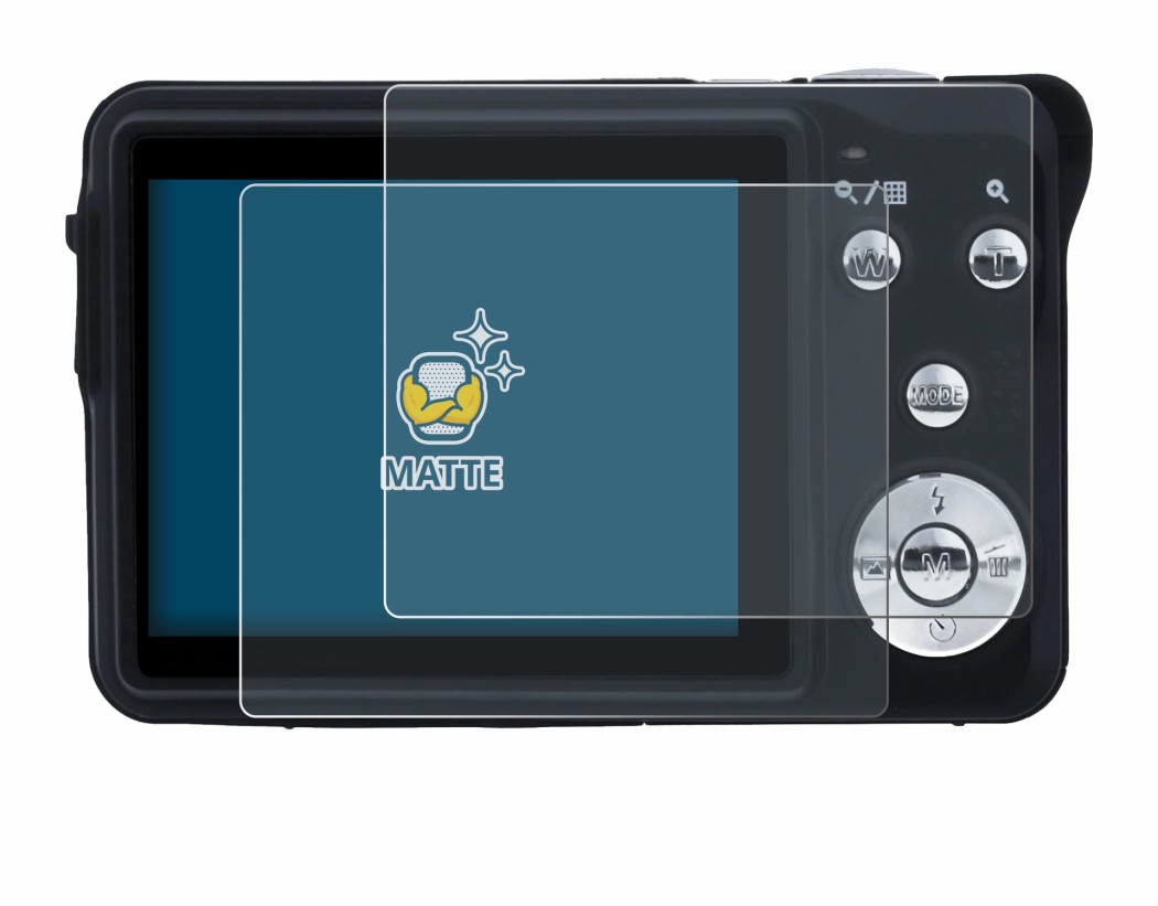 Abbildung des Geräts Rollei Compactline 880 mit einer Vielzahl des Displayschutzes.