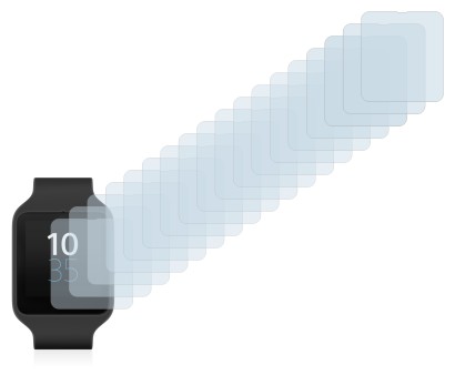 Imagen del dispositivo Sony Smartwatch 3 SWR50 con una amplia variedad de protectores de pantalla.