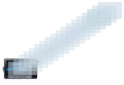 Image de l'appareil Sigma FP avec une grande variété de protections d'écran.