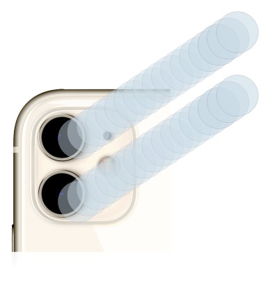 Immagine del dispositivo Apple iPhone 11 (SOLO Fotocamera) con un'ampia varietà di protezioni per lo schermo.