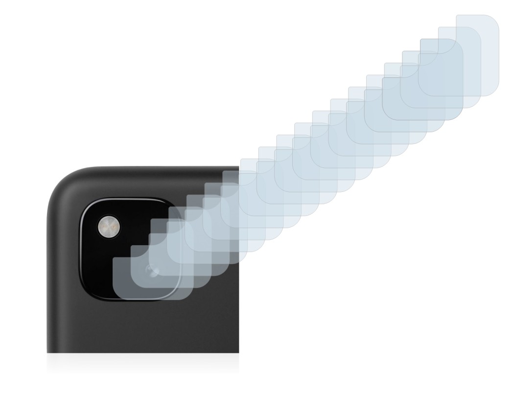 Imagen del dispositivo Google Pixel 4a (SÓLO Cámara) con una amplia variedad de protectores de pantalla.