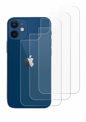 Image of the device Apple iPhone 12 (Back) with a wide variety of screen protectors.