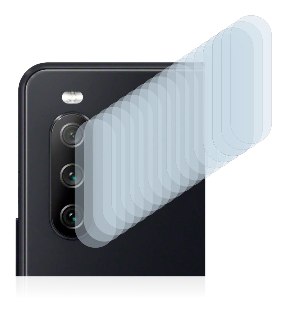 Image de l'appareil Sony Xperia 10 III (Caméra UNIQUEMENT) avec une grande variété de protections d'écran.