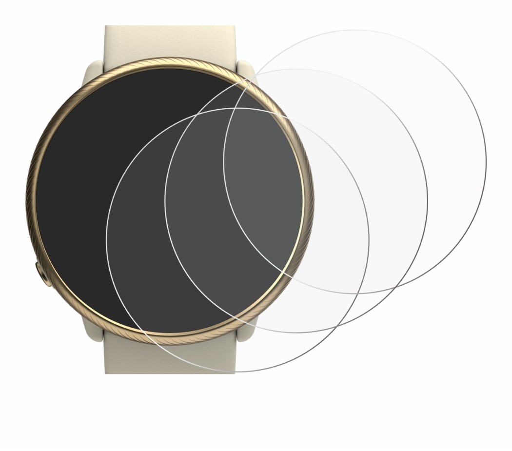 Image of the device Polar Ignite 2 with a wide variety of screen protectors.