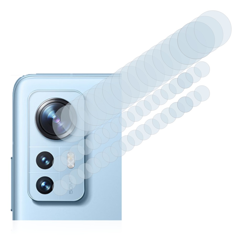 Image de l'appareil Xiaomi 12 (Caméra UNIQUEMENT) avec une grande variété de protections d'écran.