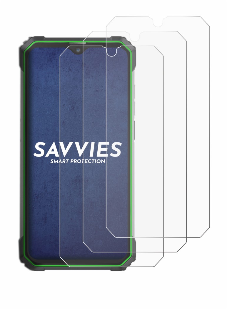 Abbildung des Geräts Blackview BL8800 PRO 5G mit einer Vielzahl des Displayschutzes.