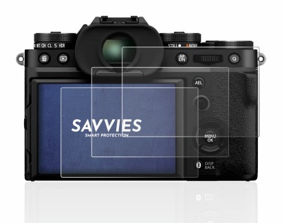 Image of the device Fujifilm X-T5 with a wide variety of screen protectors.
