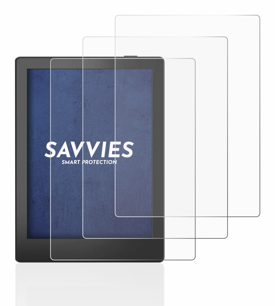 Image de l'appareil Boox Poke 5 avec une grande variété de protections d'écran.