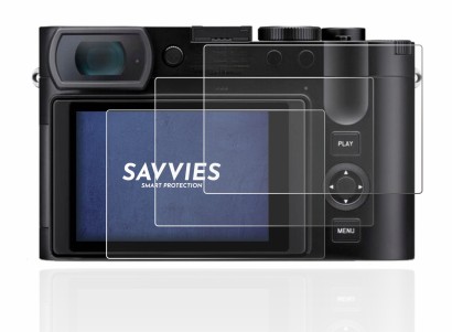 Image of the device Leica Q3 with a wide variety of screen protectors.