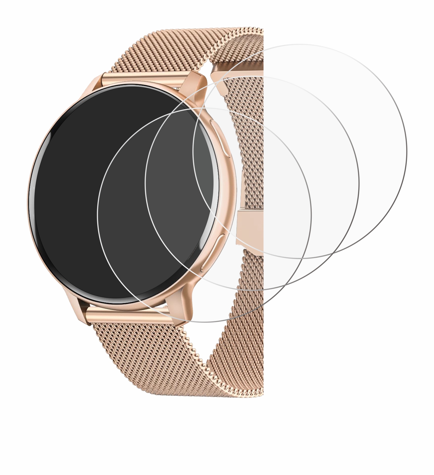 Schutzfolie für Smartwatch Garmin Polar Samsung Fossil Letsfit Xiaomi Huawei - Zdjęcie 35 z 436