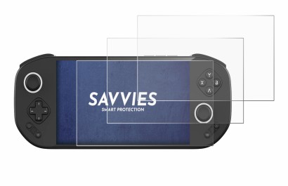 Imagen del dispositivo MANGMI Pocket Max con una amplia variedad de protectores de pantalla.