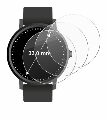 Image of the device Watches (Circular, ø: 33 mm) with a wide variety of screen protectors.