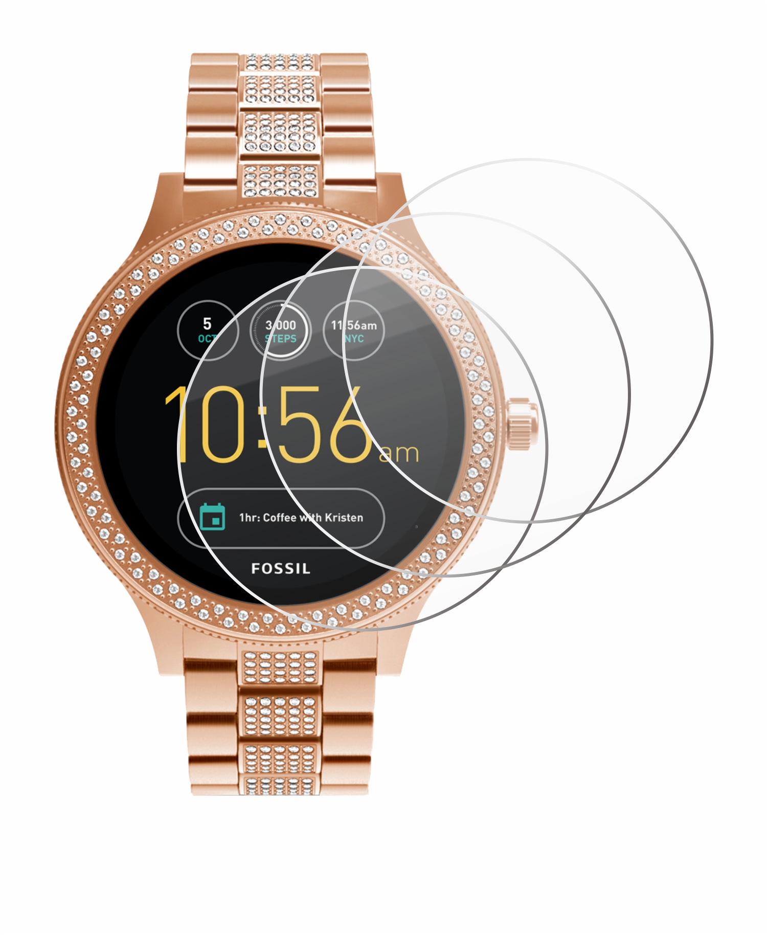 Schutzfolie für Smartwatch Garmin Polar Samsung Fossil Letsfit Xiaomi Huawei - Zdjęcie 365 z 436