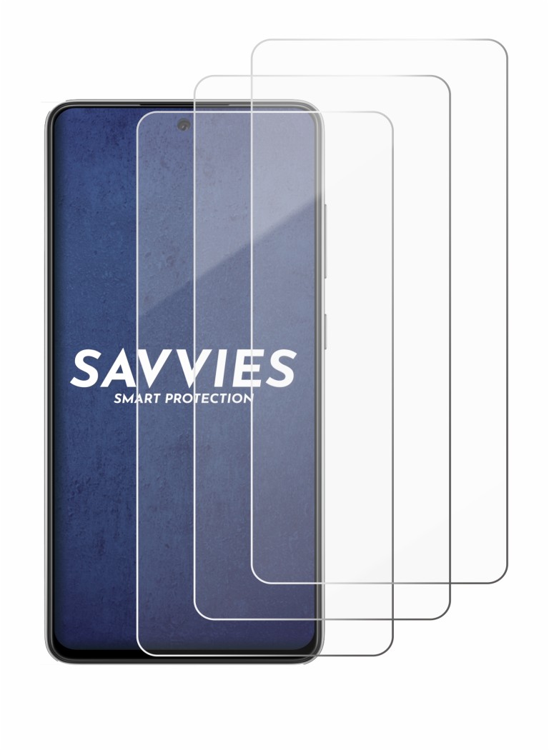 3x Savvies HD33 Clear Protection d'écran en verre trempé pour Samsung  Galaxy A25 5G