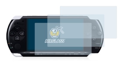 Abbildung des Geräts Sony PSP 3004 mit einer Vielzahl des Displayschutzes.