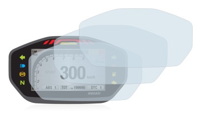 Image de l'appareil Ducati Monster 1200 Colour-TFT-Display avec une grande variété de protections d'écran.