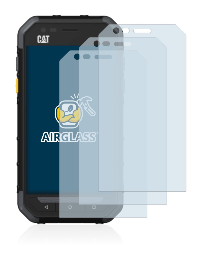 Immagine del dispositivo Caterpillar Cat S30 con un'ampia varietà di protezioni per lo schermo.