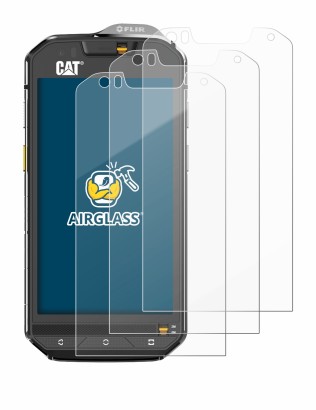 Abbildung des Geräts Caterpillar Cat S60 mit einer Vielzahl des Displayschutzes.