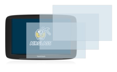 Imagen del dispositivo TomTom Start 62 con una amplia variedad de protectores de pantalla.