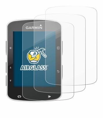 Image of the device Garmin Edge 820 with a wide variety of screen protectors.